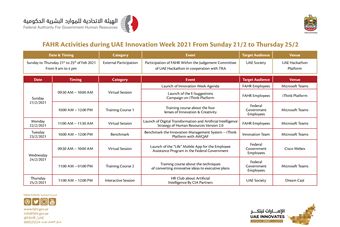  FAHR launches its agenda for UAE Innovation Week