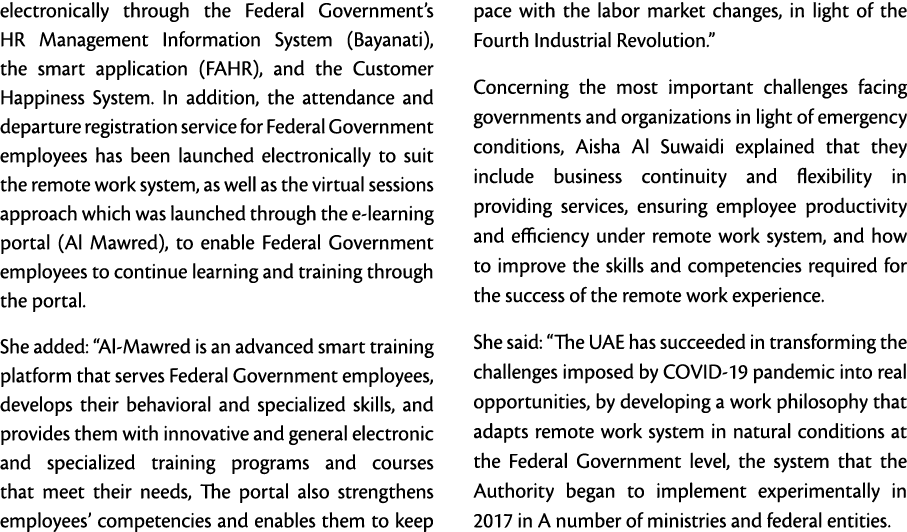 electronically through the Federal Government s HR Management Information System (Bayanati), the smart application (F   