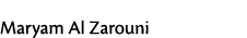Maryam Al Zarouni