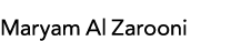 Maryam Al Zarooni