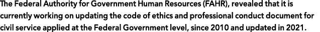 The Federal Authority for Government Human Resources (FAHR), revealed that it is currently working on updating the co   