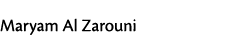 Maryam Al Zarouni